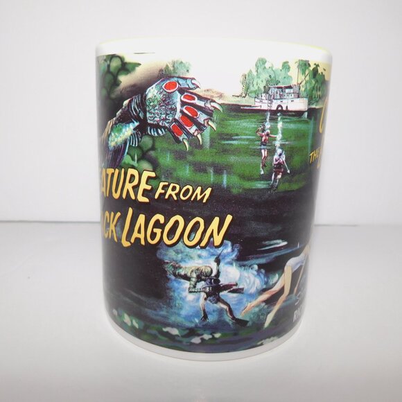 VTG 2004 Creature from the Black Lagoon Movie Poster Art Coffee Mug UNUSED - Picture 6 of 8